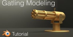 Blender Gatling Tutorial Part 1: Gun Modeling