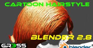 Blender 2.8 Tutorial | Cartoon Style Material Hair | Deutsch