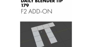 Daily Blender Tip 179 – F2 Add-on