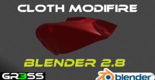 Blender 2.8 Tutorial Stoff | Cloth | Material Simulation erstellen.