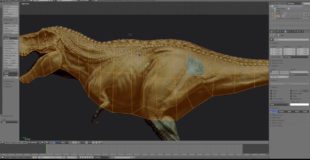 Blender T- Rex Speed Modeling (Part 1)