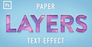 Photoshop Tutorials – Paper Layers Text Effect