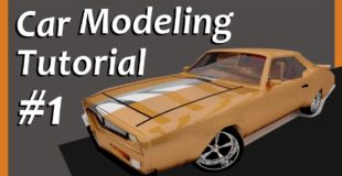Blender – Car Modeling Project #1 [Tutorial]