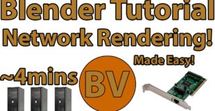 How to network render in Blender (WITHOUT the Network Render module)