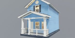 modeling a small house in blender 2.8