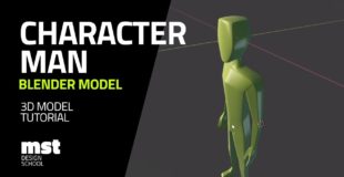 Blender Tutorial – How to model a Man Character