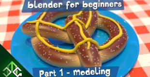 Making a 3D Pretzel – Part 1 – Blender for Beginners