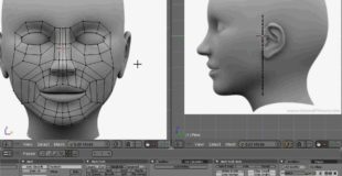 Blender head modeling tutorial part 1
