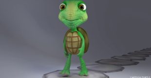 Cartoon Turtle Animation made with Blender 3D