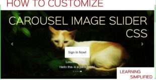 How to make Custom Carousel Image in CSS-Tutorial in Bootstrap