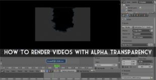 Blender Tutorial: How to Render Videos with Alpha Transparency (Quick Tip)