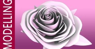 Fast Technique to Model a Rose flower in Blender