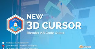 New 3D Cursor – Blender 2.8 Code Quest