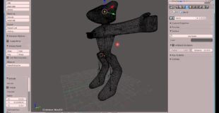 Beginner Blender – Using Blender models in a game / adding an armature to a character mesh