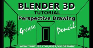 Blender 3D Tutorial – Grease Pencil, How to Make Perspective Drawings by VscorpianC