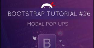 Bootstrap Tutorial #26 – Modal Pop-ups