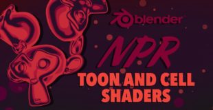 NPR Blender 2.8 – Comic book/ Manga ink shader / Toon Shader.