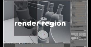 region render in Blender
