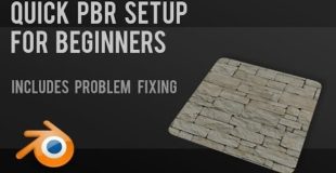 PBR texturing setup for beginners | Blender