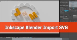 Blender Import svg from Inkscape tutorial
