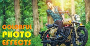 Photoshop Tutorials | Photo Effects ( colorful light )