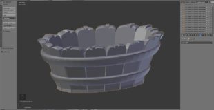 Blender 3D Modeling Tutorial Bathroom Washtub | Inn Pt. 11