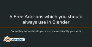 5 Free Addons that will simplify your work in Blender 3D!