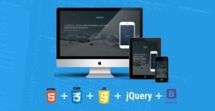 For Beginners – creating web page using html, css, javascript, jquery and bootstrap