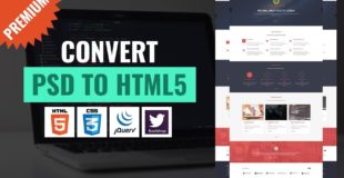 How to convert Premium PSD to HTML with Bootstrap 4