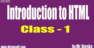 Learn HTML, CSS, JavaScript, Bootstrap Tutorial Online Training | Class – 1 | by Harsha Sir