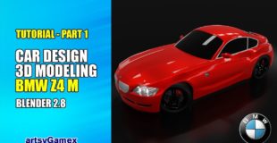 3D Car Modeling Tutorial Part – 1 | BMW Z4 M | Blender 2.8
