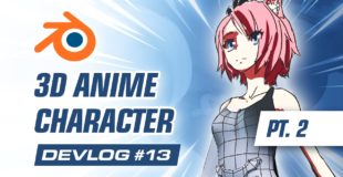 Creating a 3D Anime Character From Scratch (Part 2): Project Feline Indie Game Dev Log #13