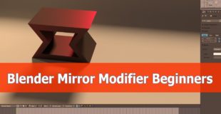 Blender Mirror Modifier Beginner Tutorial