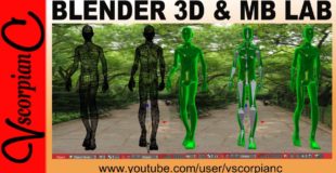 Blender 3D – ManuelBastioni Lab Character Add-0n v1.6 Animation Test by VscorpianC