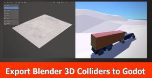 Blender 2.8 & Godot 3 : Export/Import 3D Colliders