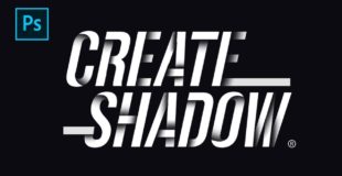 How To Create Drop Shadow on Text Line – Photoshop Tutorials