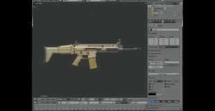 Blender 2.57 weapon modeling tutorial (scar-l) part 1