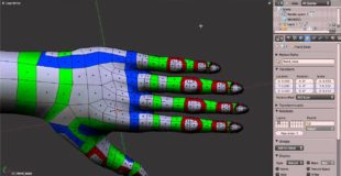 Blender Topology Collection: Hand Overview