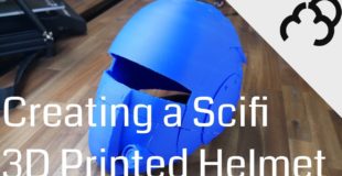 3D Printed Scifi Helmet – Blender Speed model