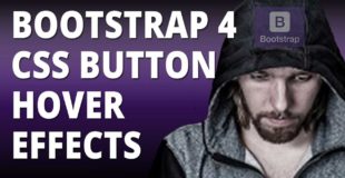Bootstrap 4 CSS Button Hover Effects