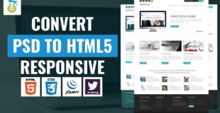 PSD to HTML using bootstrap 4 Step By Step | PSD To Responsive Website