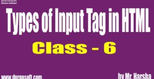 Learn HTML, CSS, JavaScript, Bootstrap Tutorial Online Training | Class – 6 | by Harsha Sir
