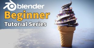 Blender 2.8 Beginner Tutorial – Ice Cream – Part 1 : 3D Basics