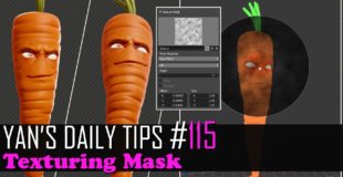 Yan's Daily Tips #115 – Texturing Mask – Blender Tutorial