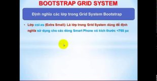 Cách sử dụng Bootstrap Grid System (Phần 1)