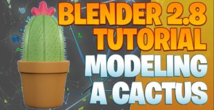 Modeling a cactus – Blender 2.8 Tutorial