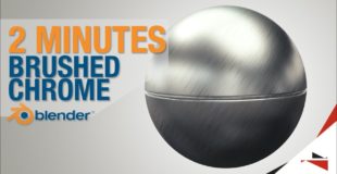 Brushed Chrome in 2 minutes! – Advanced Blender Tutorial