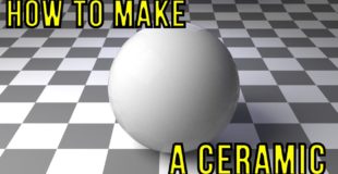 How to make a Ceramic material (Blender, Cycles)