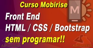 Curso básico de Mobirise – Criando template HTML CSS BOOTSTRAP sem programar