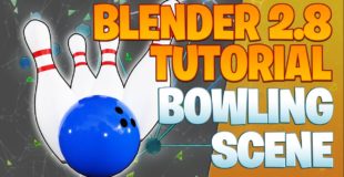 Modeling a bowling scene – Blender 2.8 Tutorial